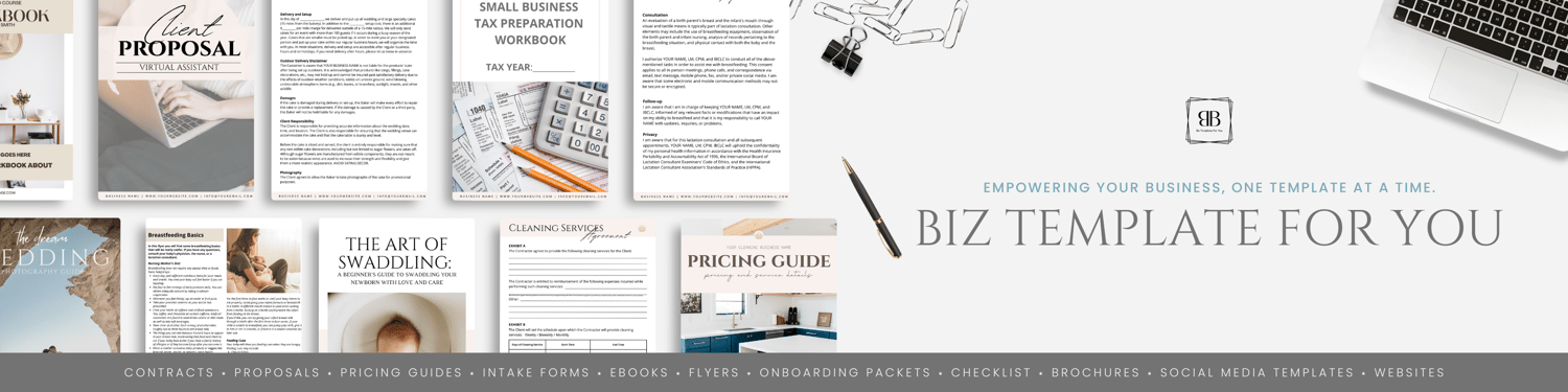 editable canva templates for your business