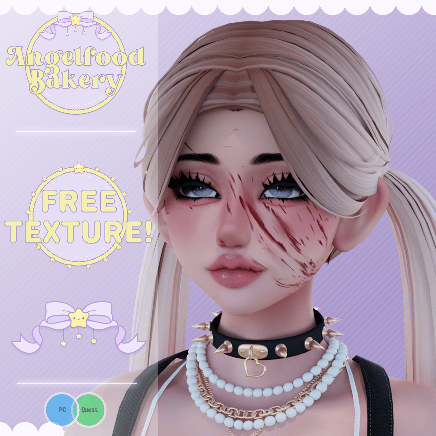 FREE - Splatterface (Amelia Head Texture) (Blood Splatter)