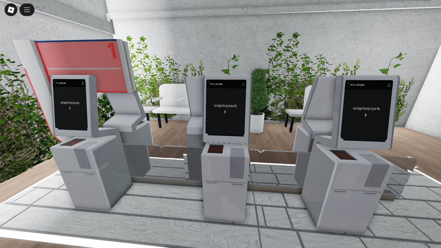 Tropical sea terminal build for Roblox maps