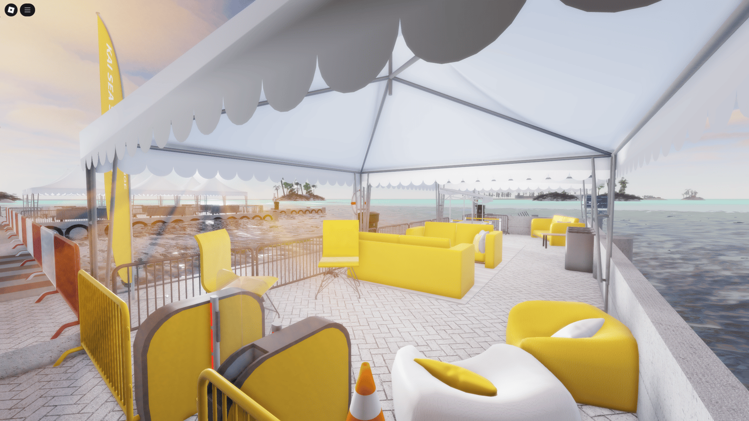 Ocean marina environment Roblox build