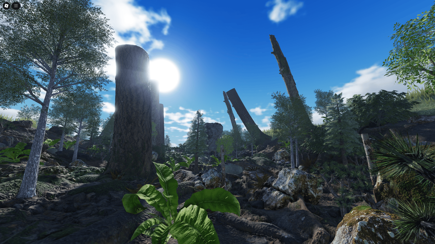 Open world terrain environment Roblox