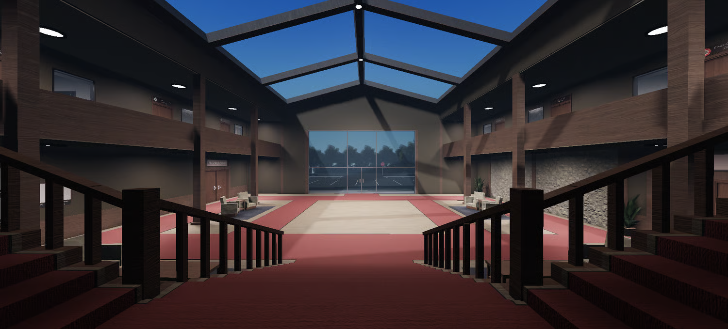 Two floor school map for Roblox roleplay