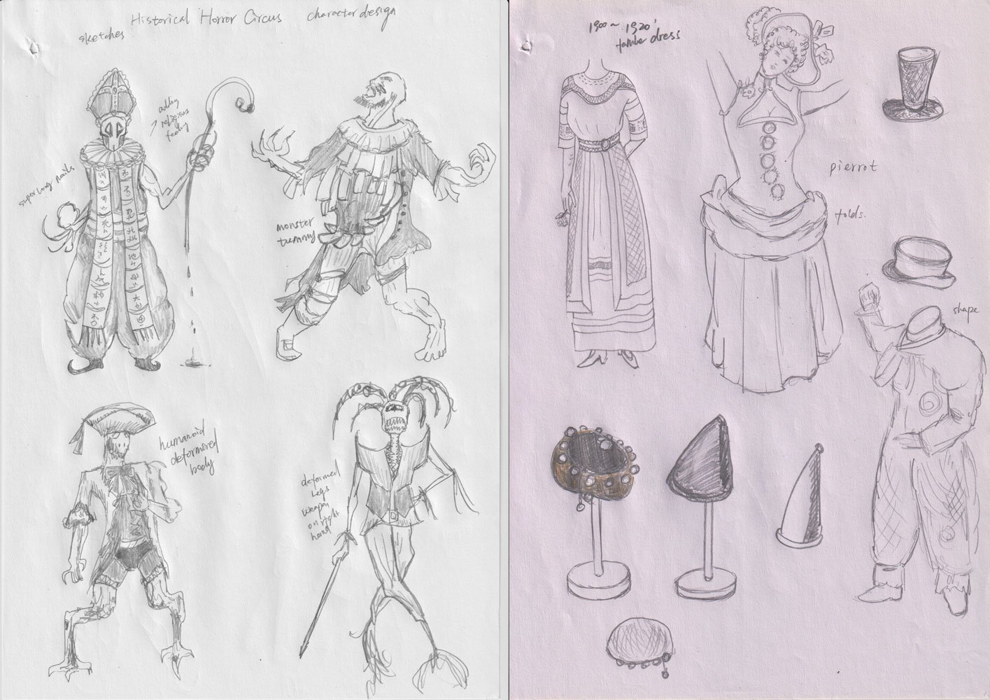 Luna-Li-Historical-Horror-Circus-Sketch