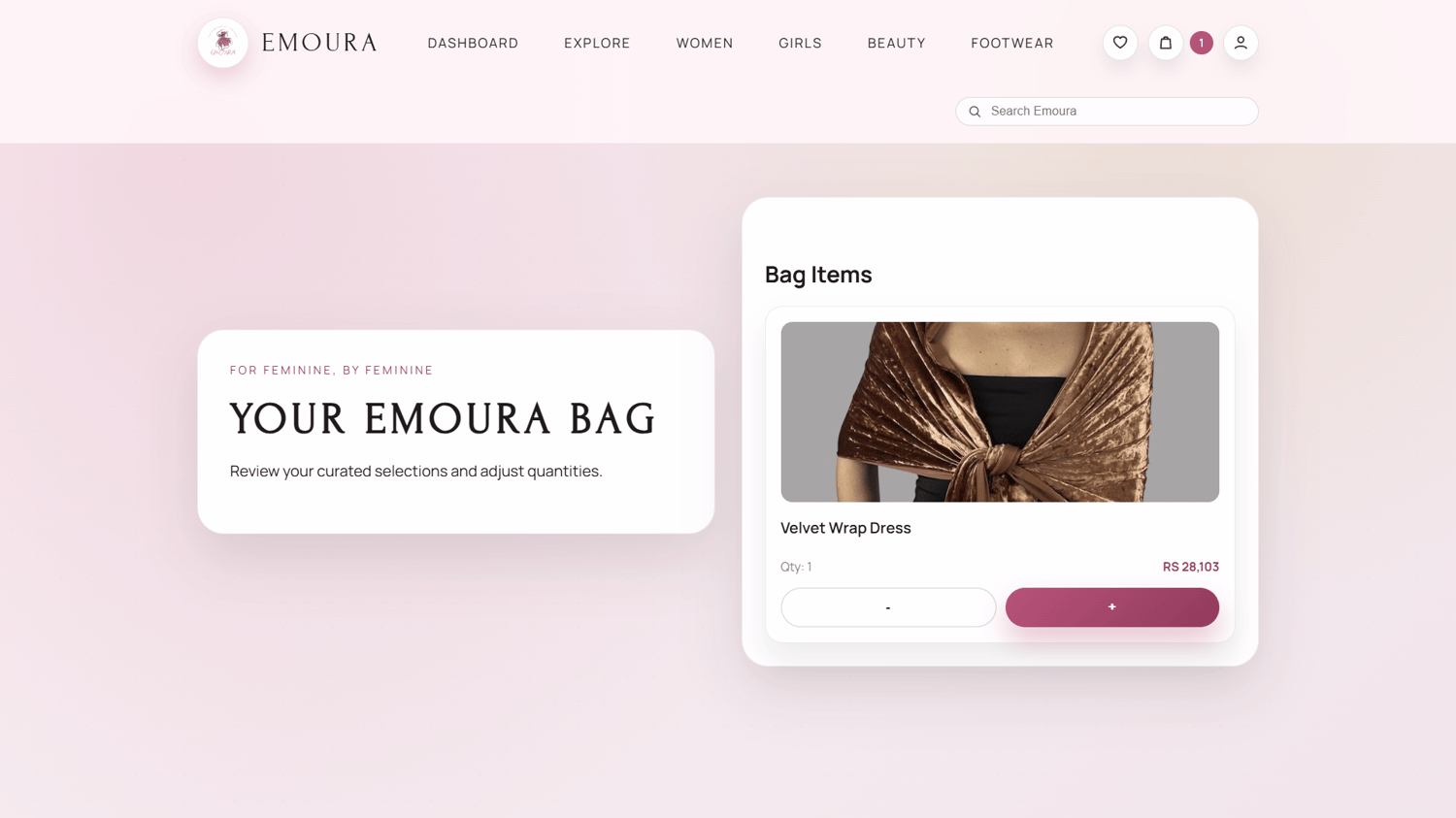 responsive cart