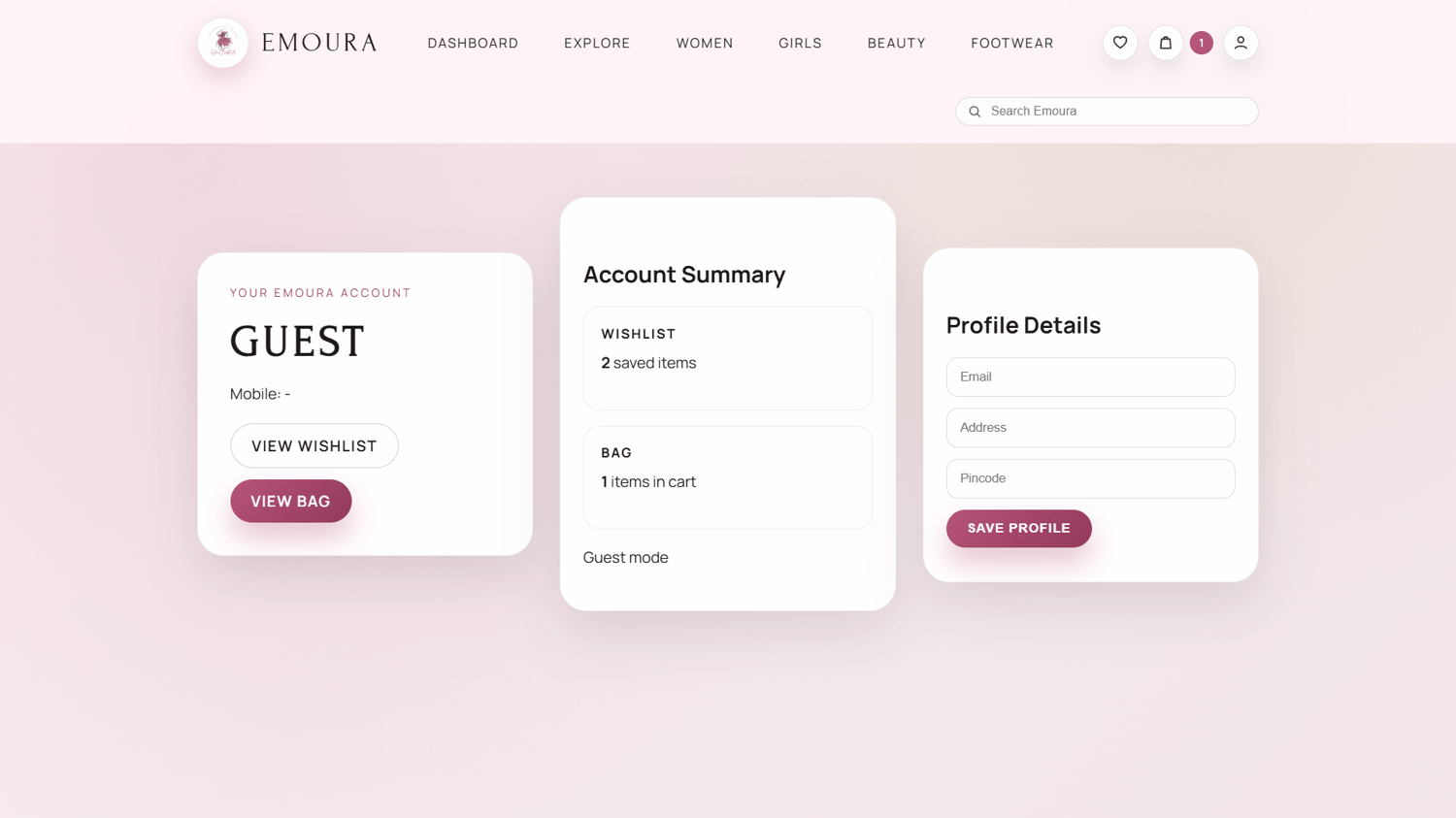 responsive profile