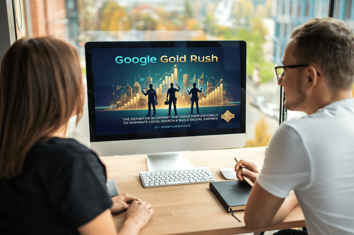 Local business owners reviewing Googles Gold Rush 2026 blueprint to dominate the local market and increase customers.