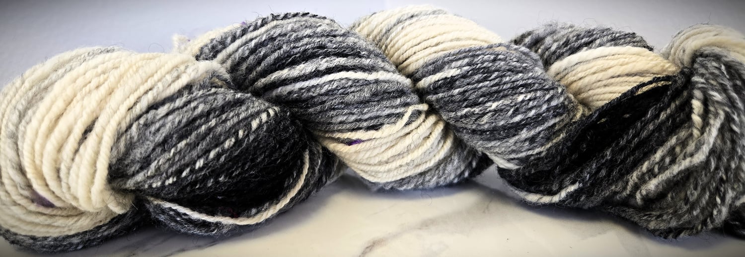 vignette image of a gradient wool skein