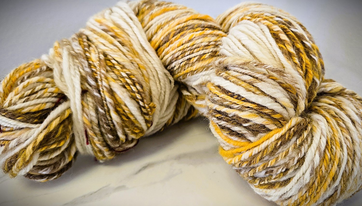 skein of handwoven yarn