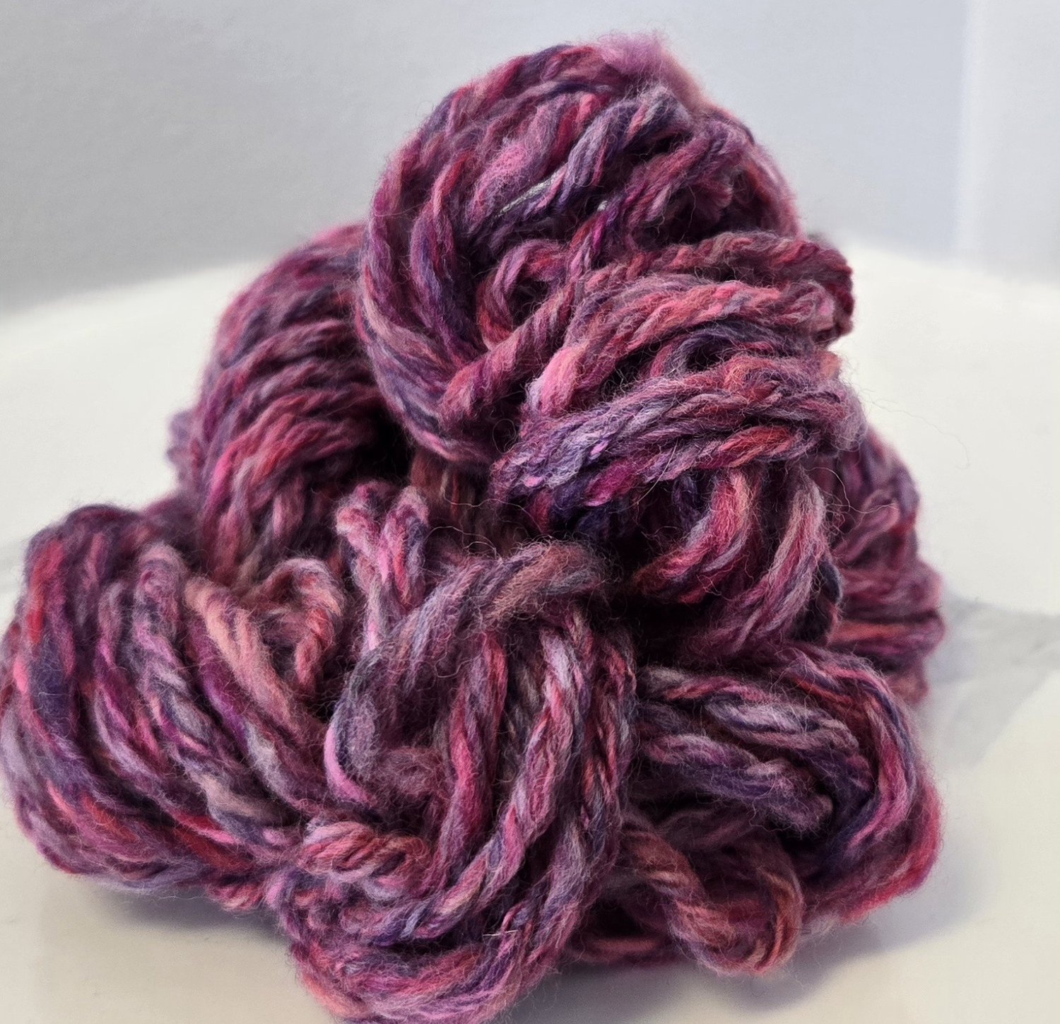 wool handspun yarn skein