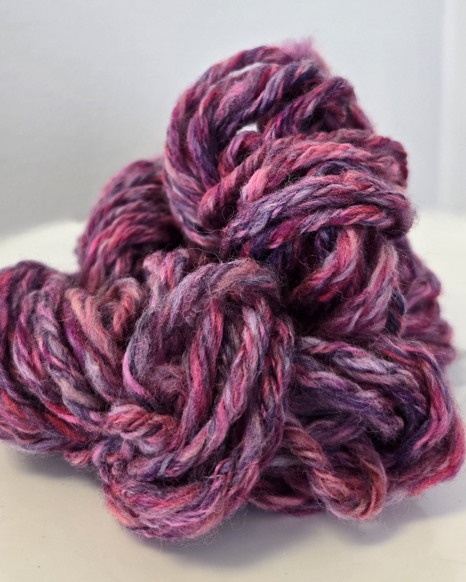 handspun goth pastel yarn