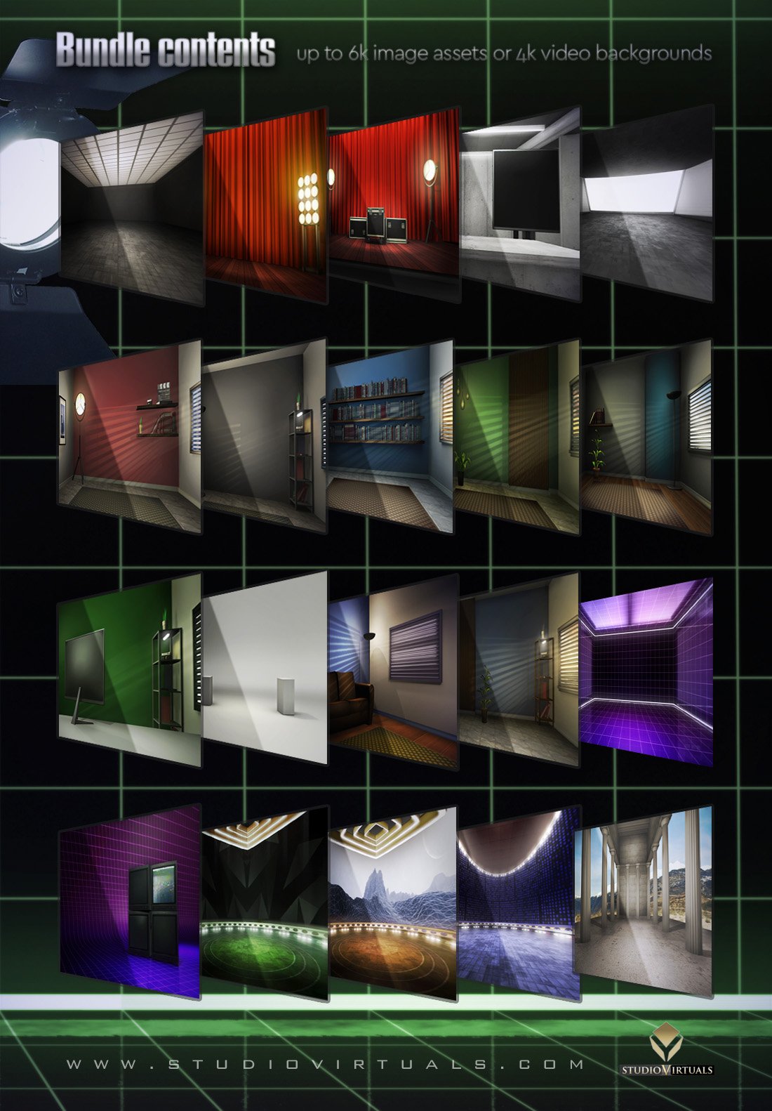 virtual sets for content creators