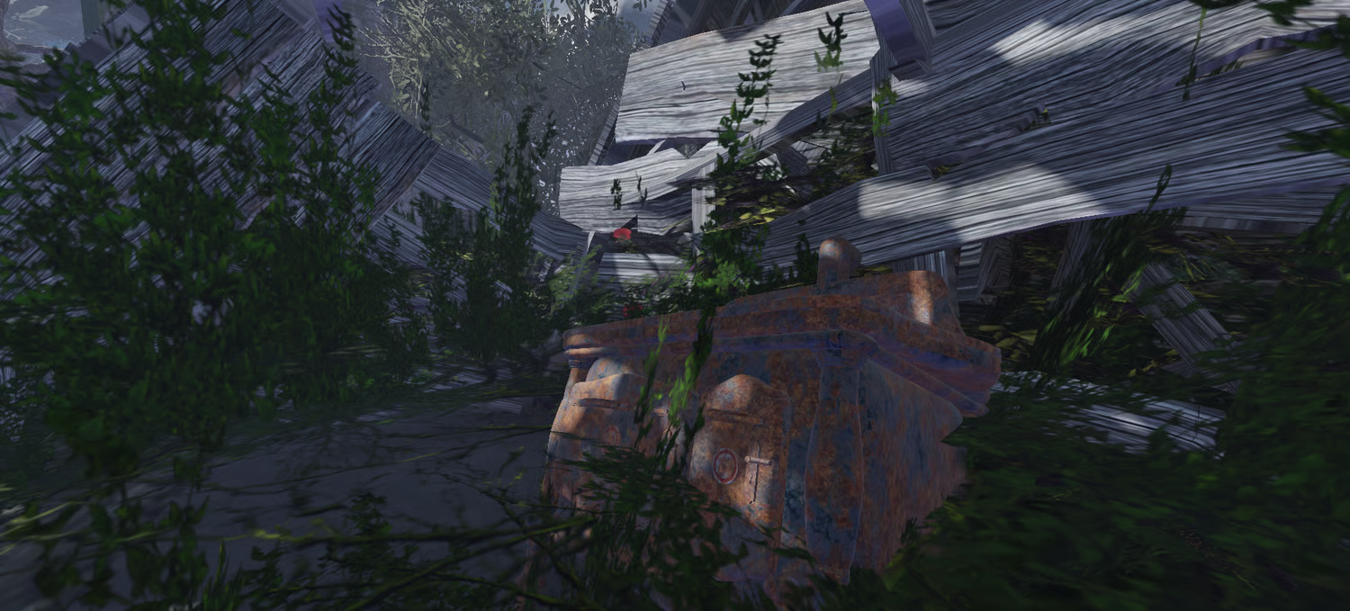 War torn city setting Roblox environment