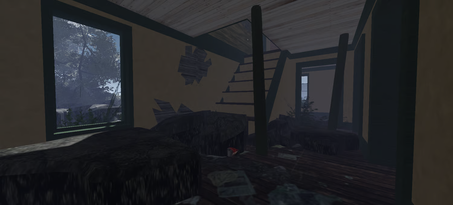 Survival style ruined city Roblox world