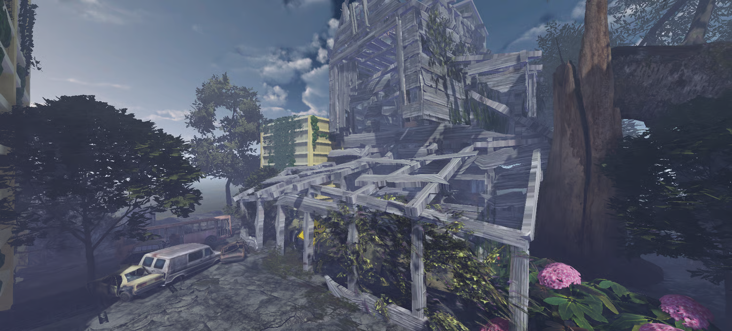 Abandoned streets and collapsed structures Roblox