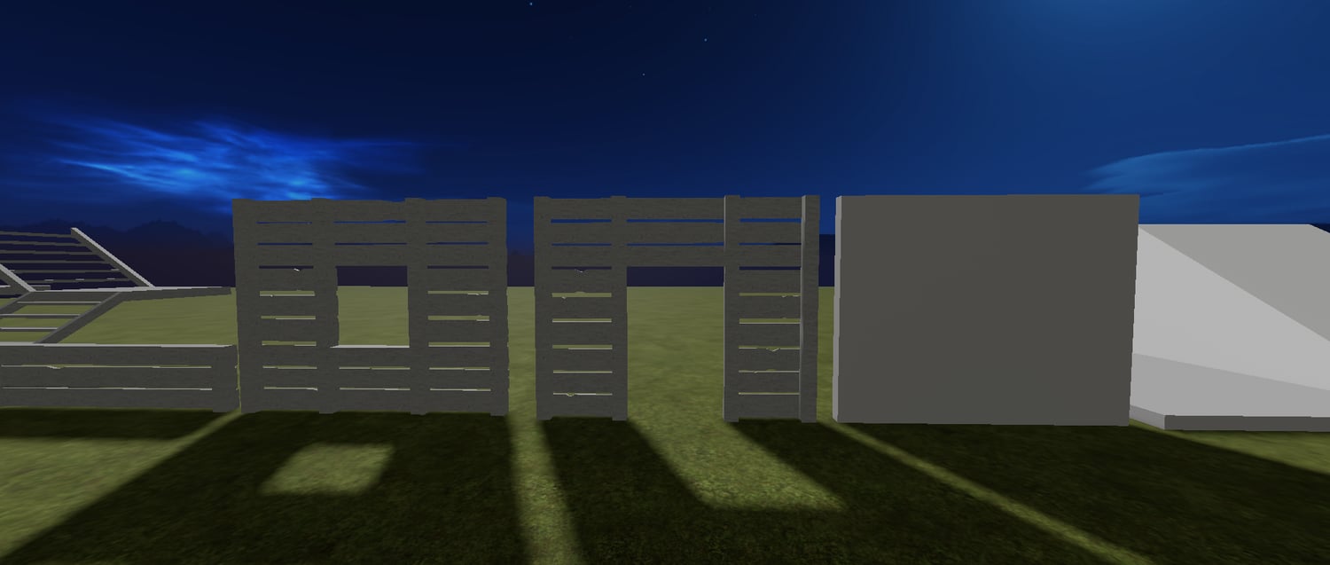 Modular construction gameplay system Roblox