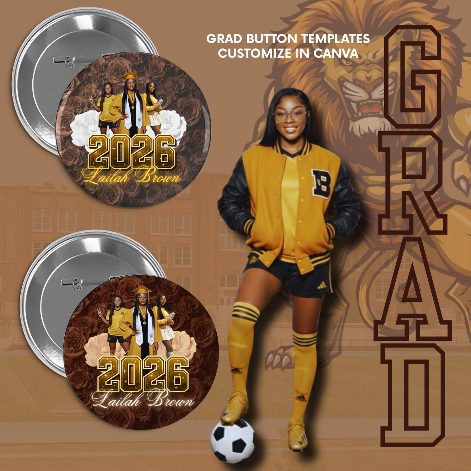 Grad Button Frame - Payhip