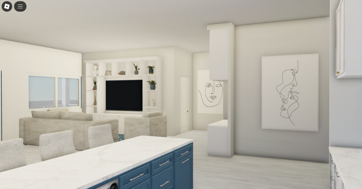 Large two floor residential house Roblox