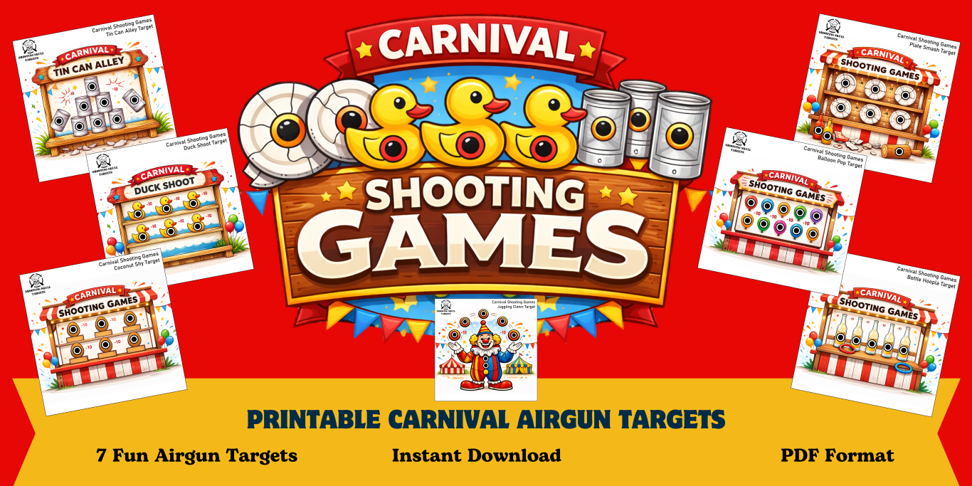 Carnival Shooting Games Collection - Printable Airgun Targets