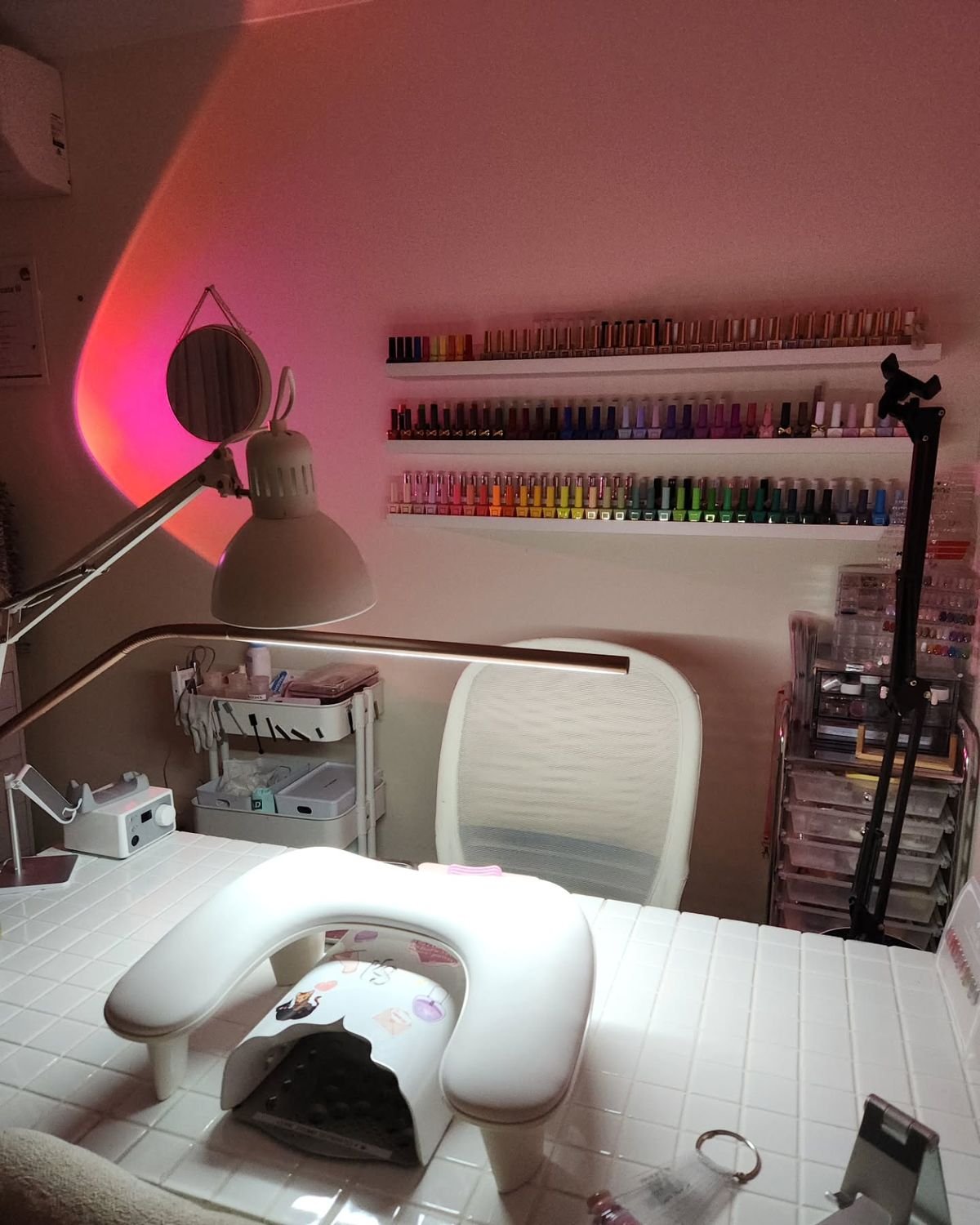 Nail technician offering service packages to increase client retention and grow the business