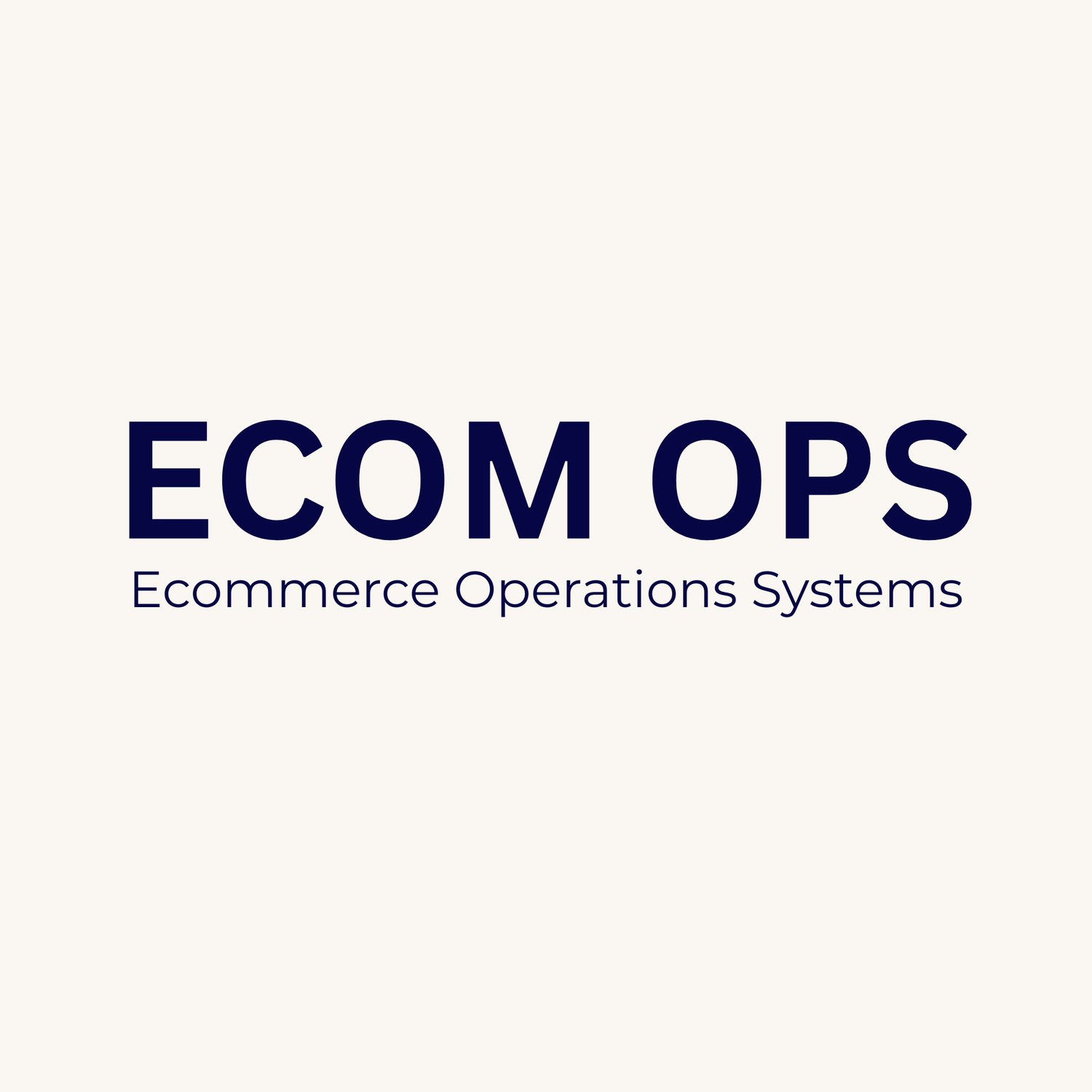 ecommerce operations systems