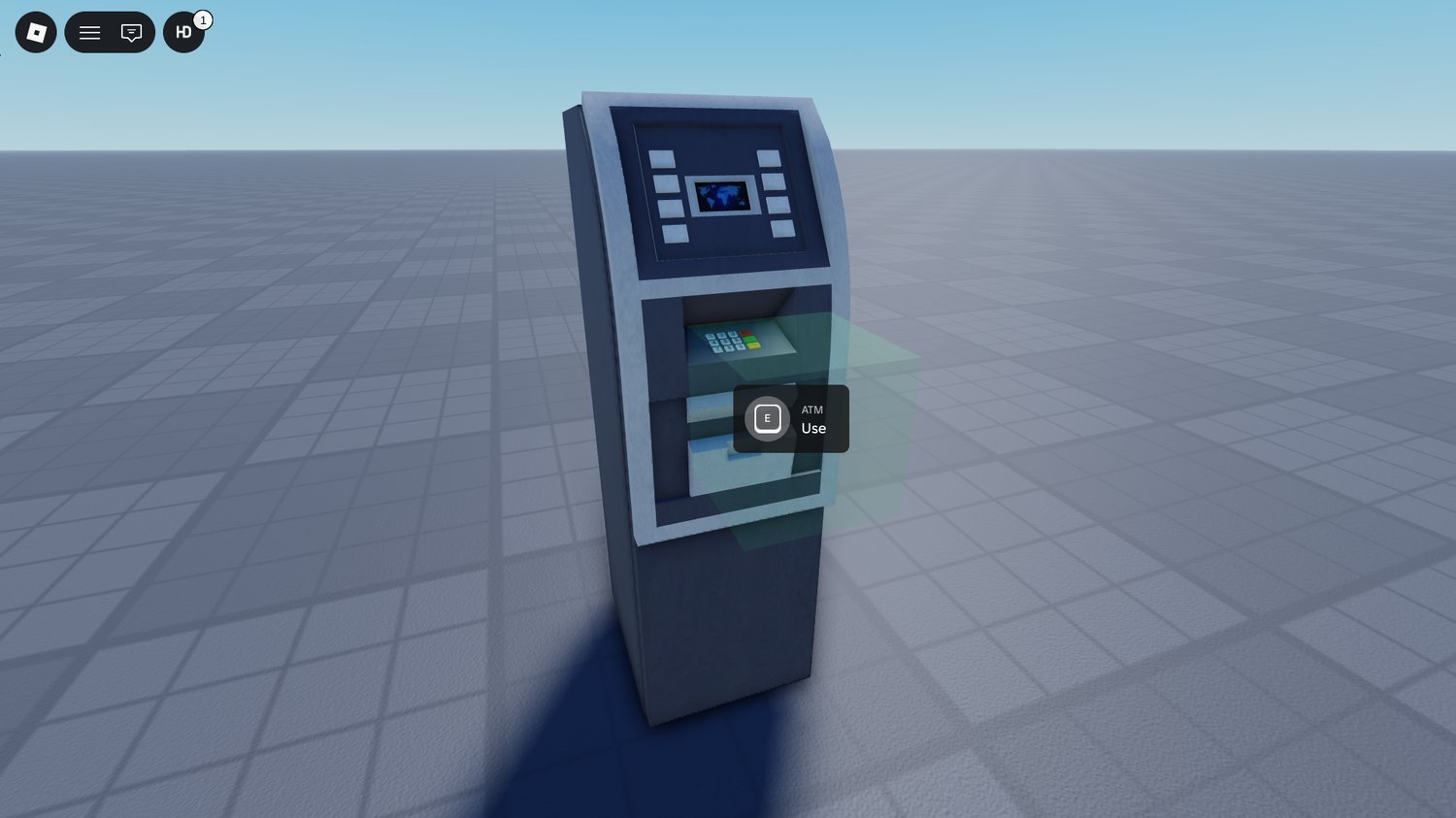 Roblox city roleplay ATM machine