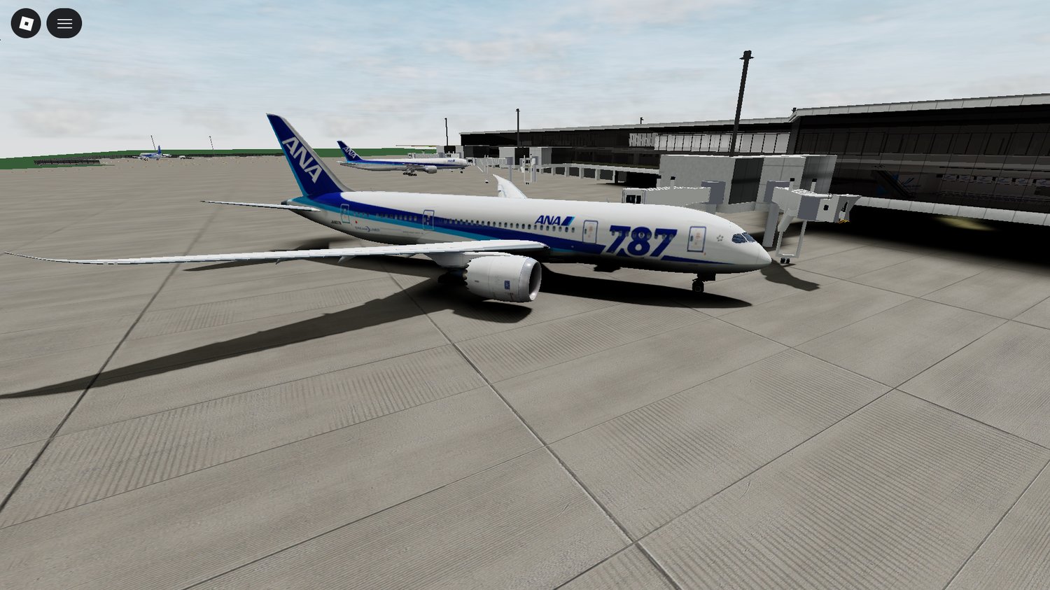 Flight simulation airport environment Roblox