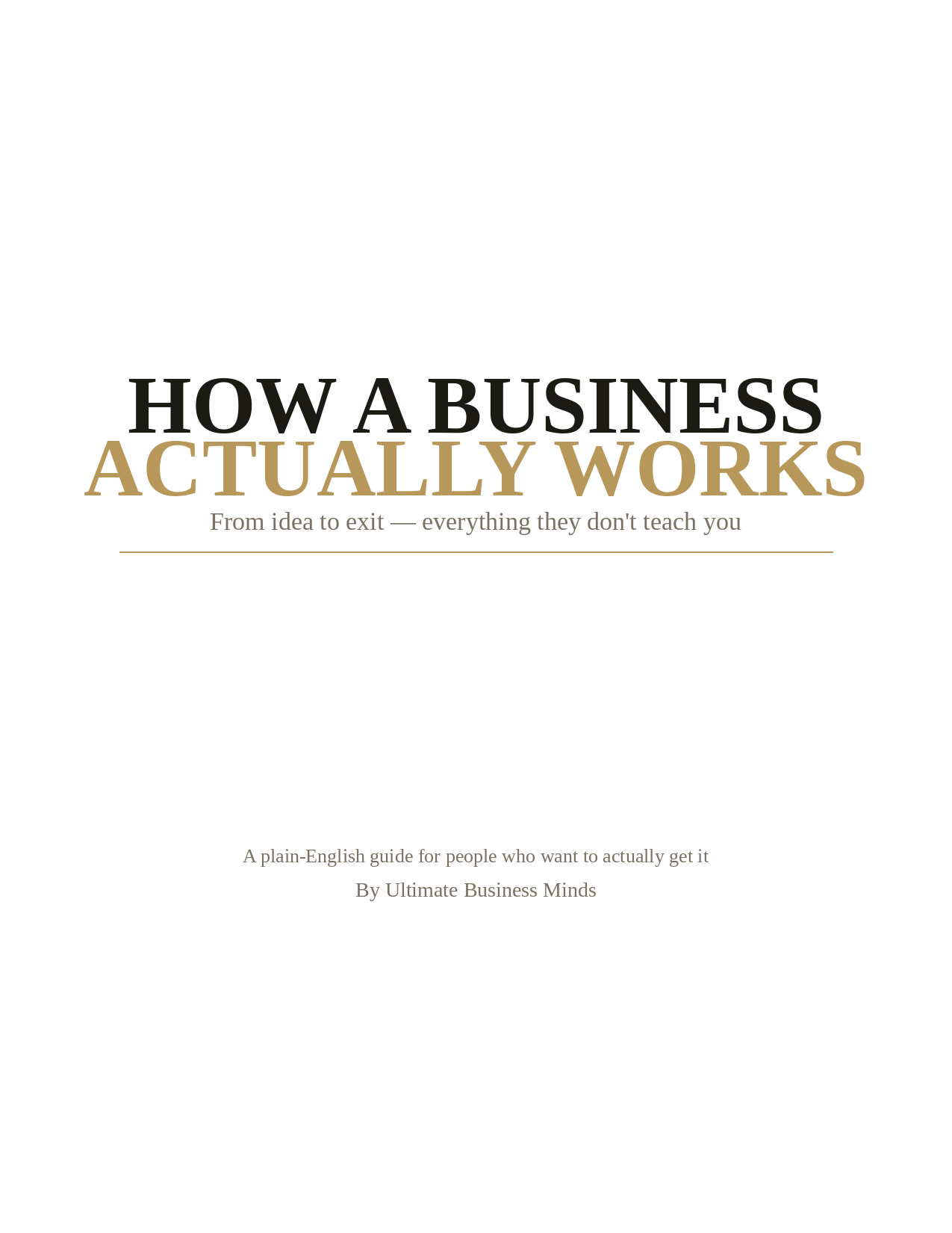 How A Business Actually Works - Payhip