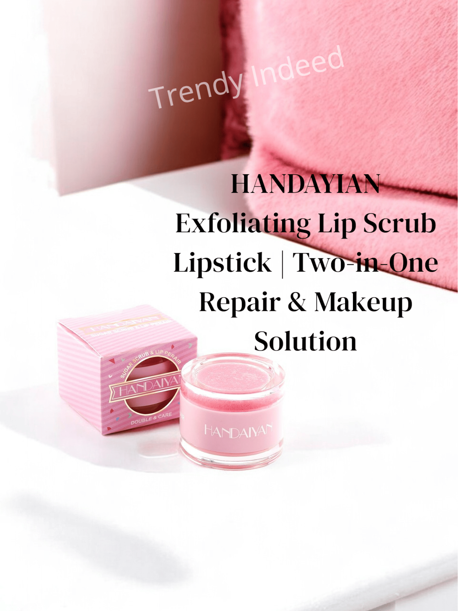 Handaiyan sugar lip scrub and lip repair mask exfoliating lip care
