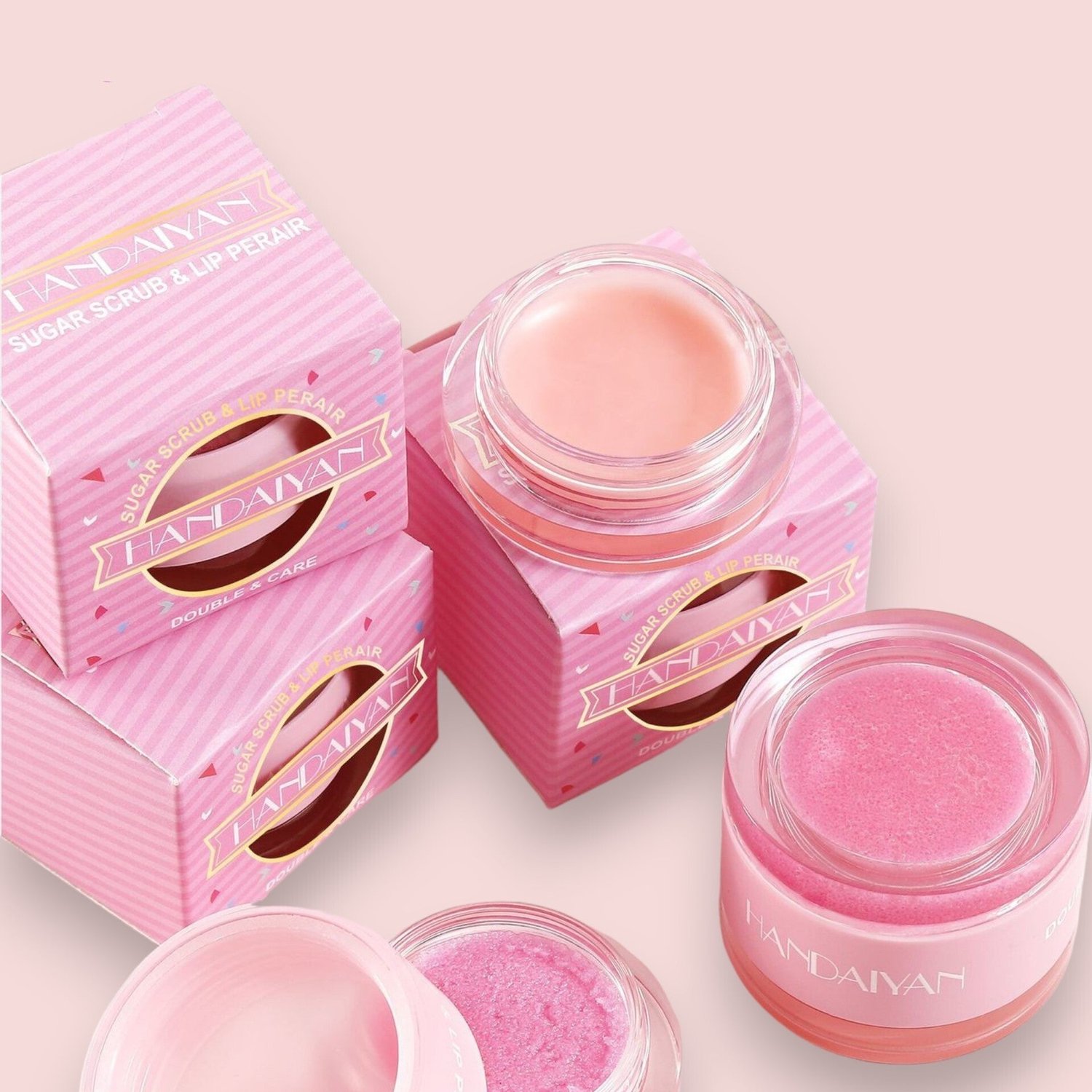 Handaiyan lip scrub and lip mask moisturizing lip care treatment