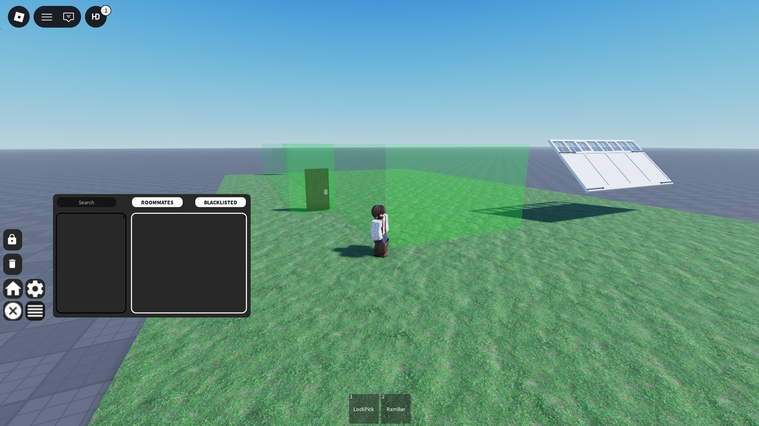 Roblox garage door control mechanic