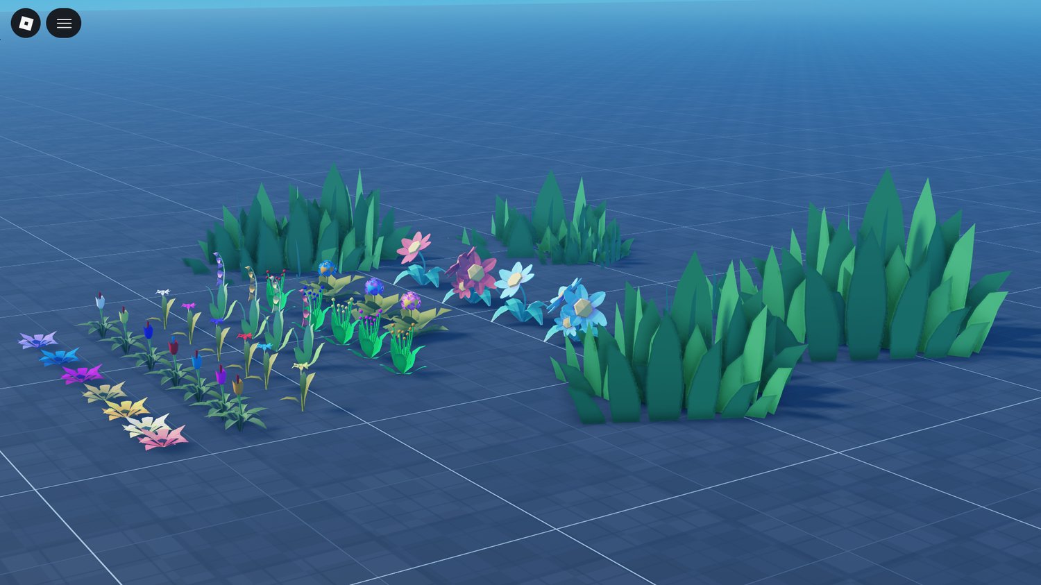 Roblox garden decoration flower props