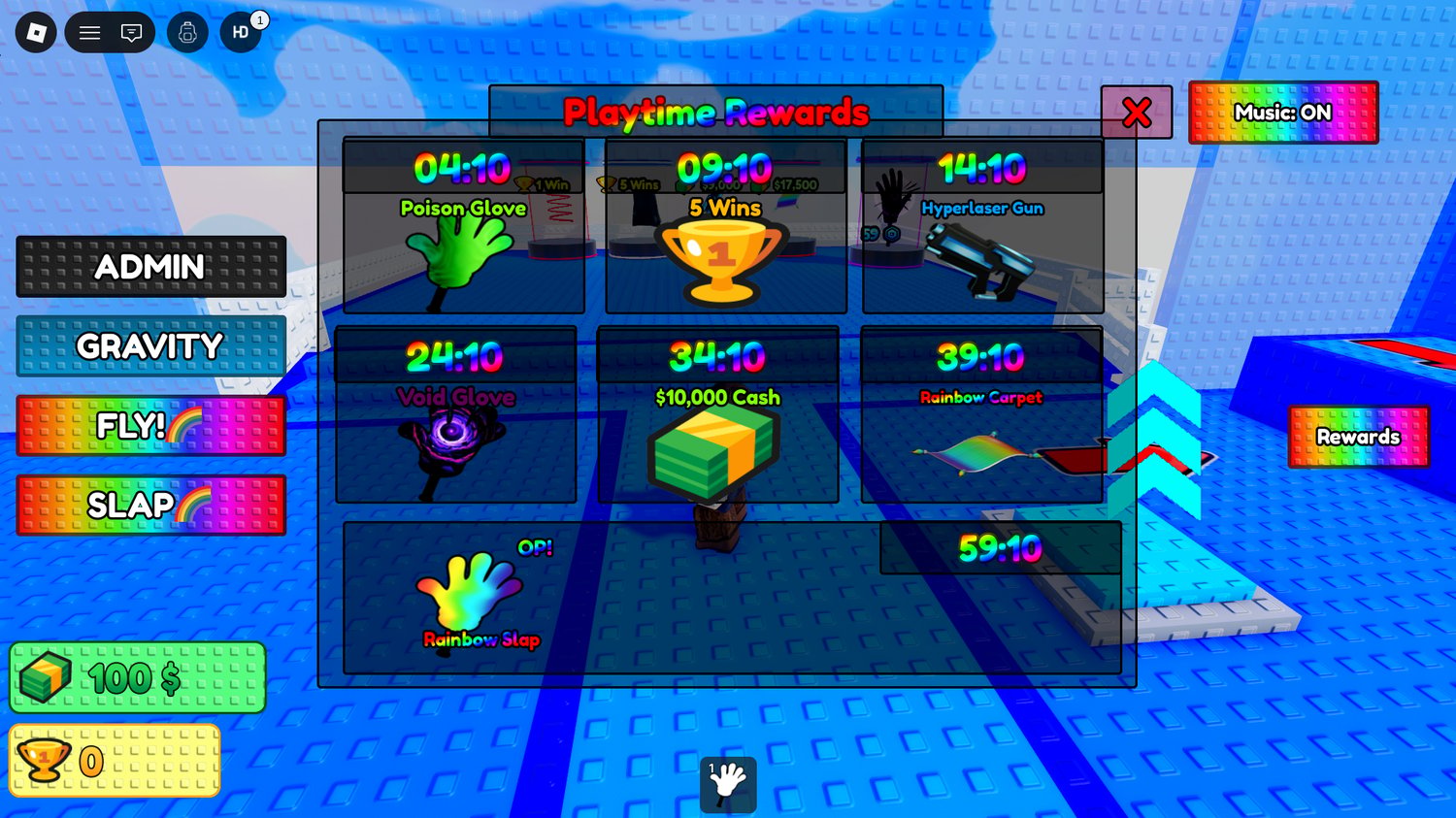 Roblox slap interaction gameplay