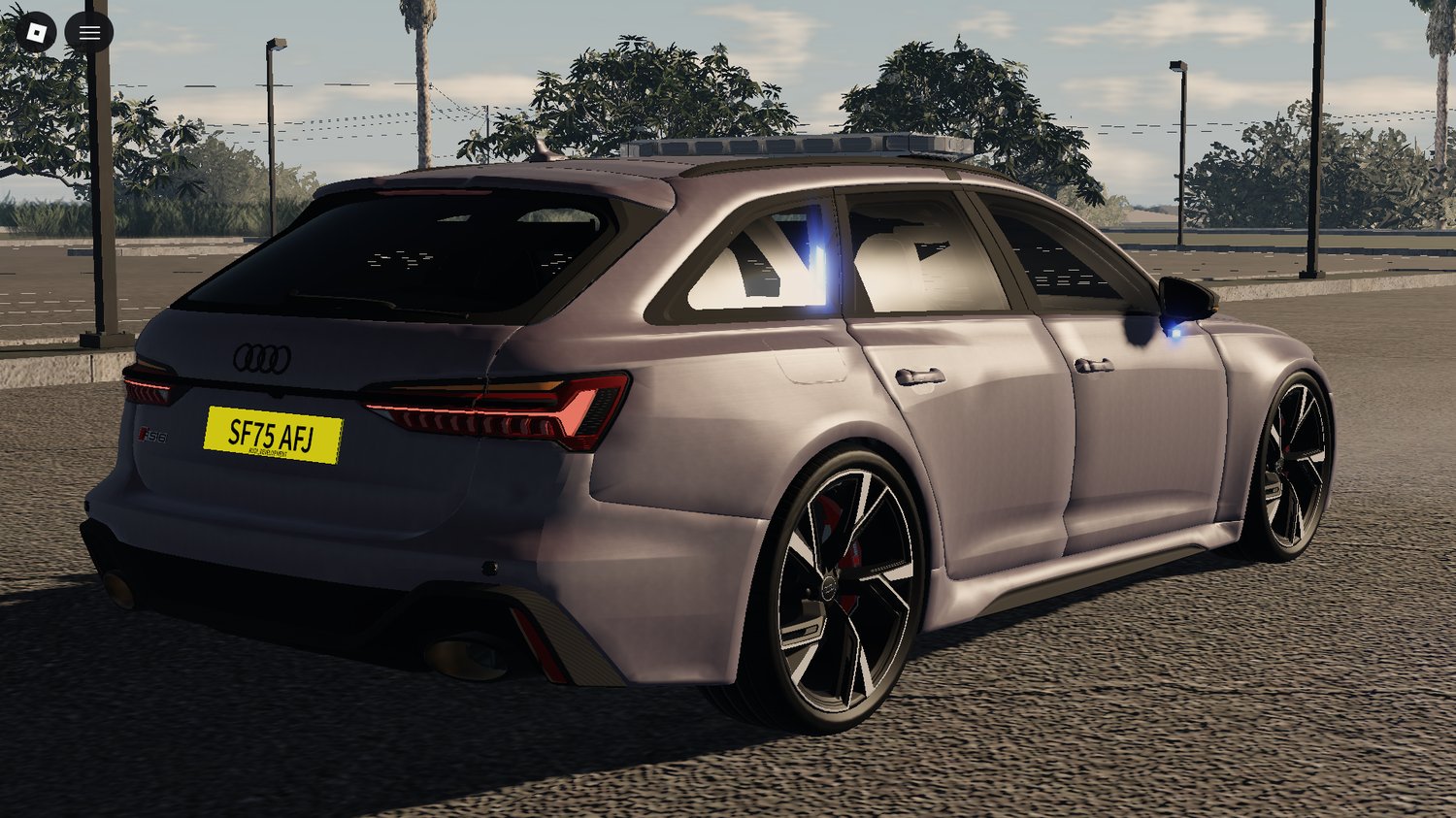 Roblox Audi RS6 emergency response vehicle