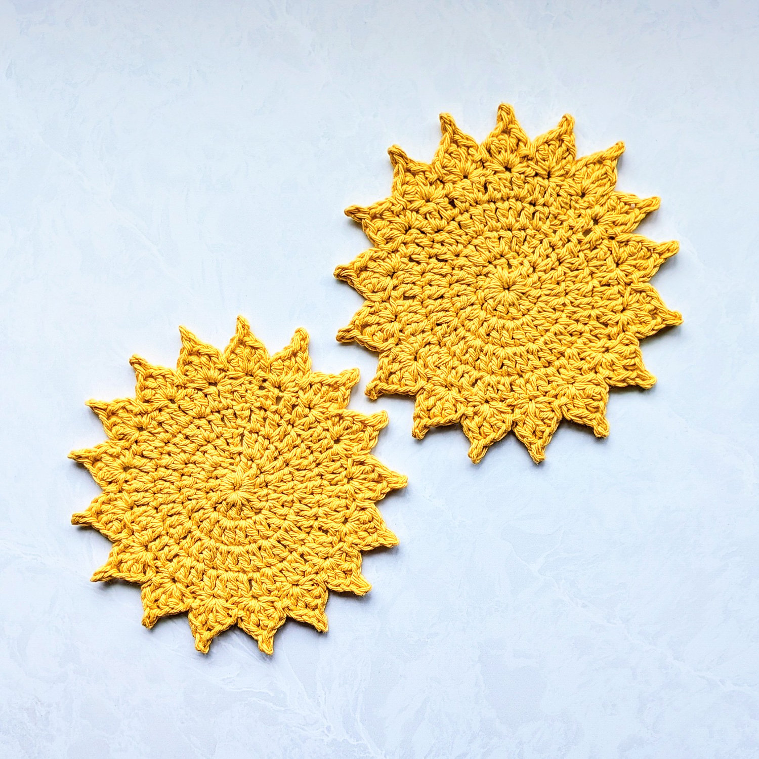 2 sun coasters