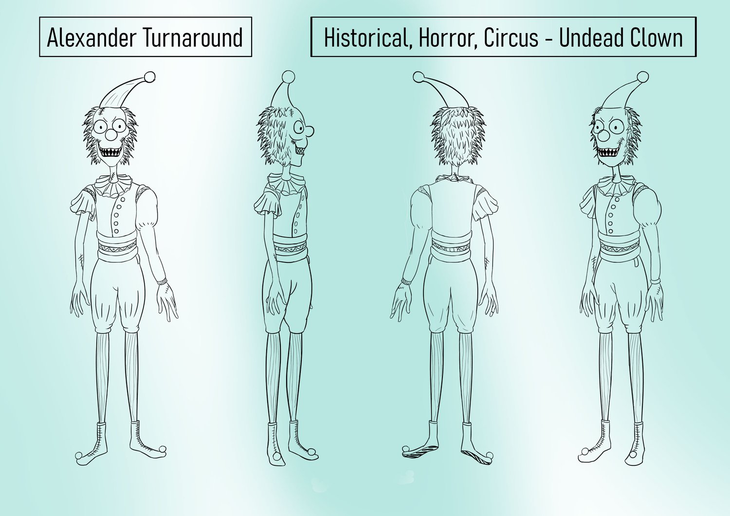 Li Lune Animation University Project Character Design Homework