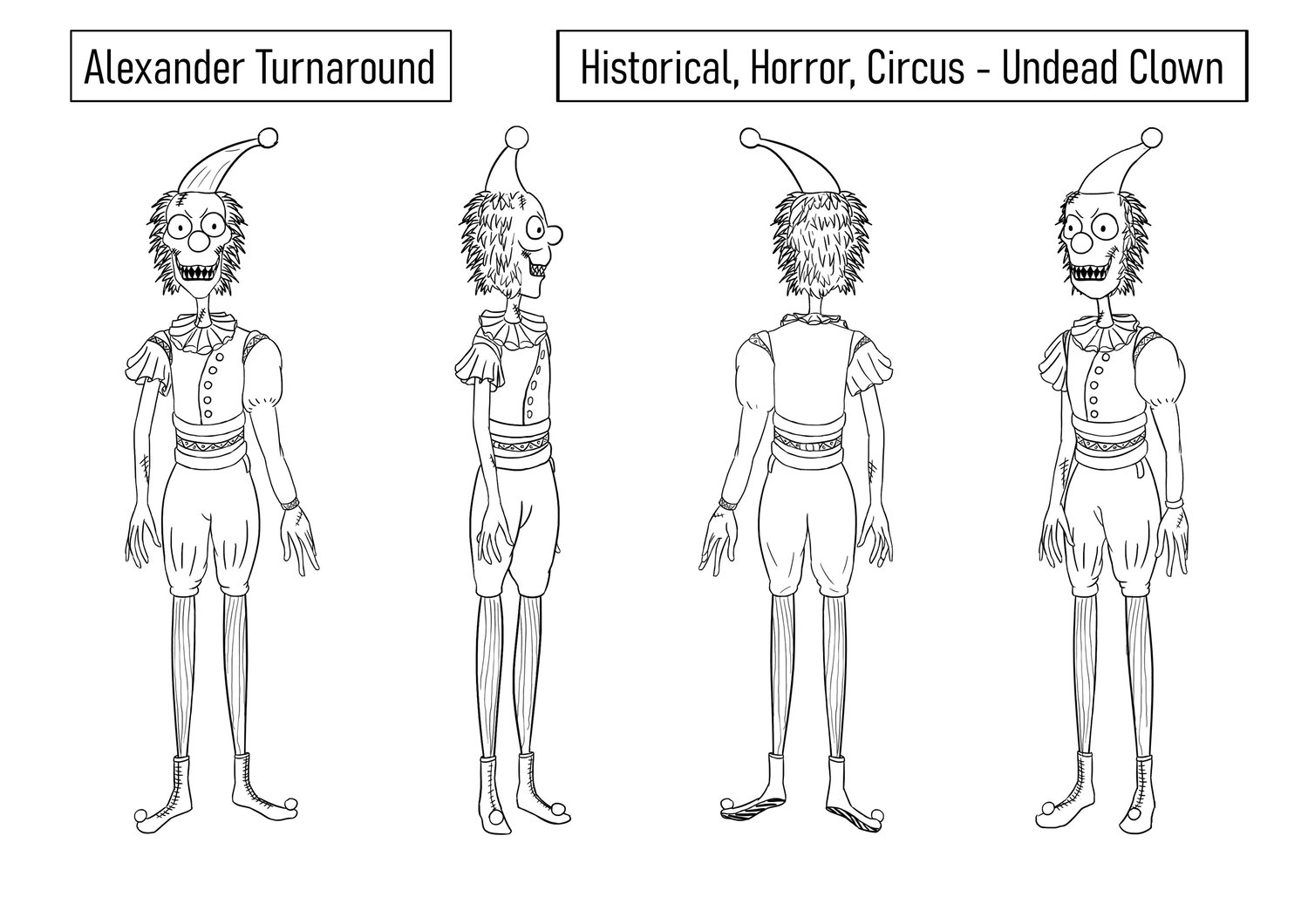 Li Lune Animation University Project Character Design Homework