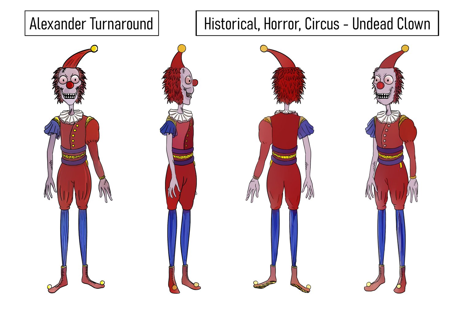 Li Lune Animation University Project Character Design Homework