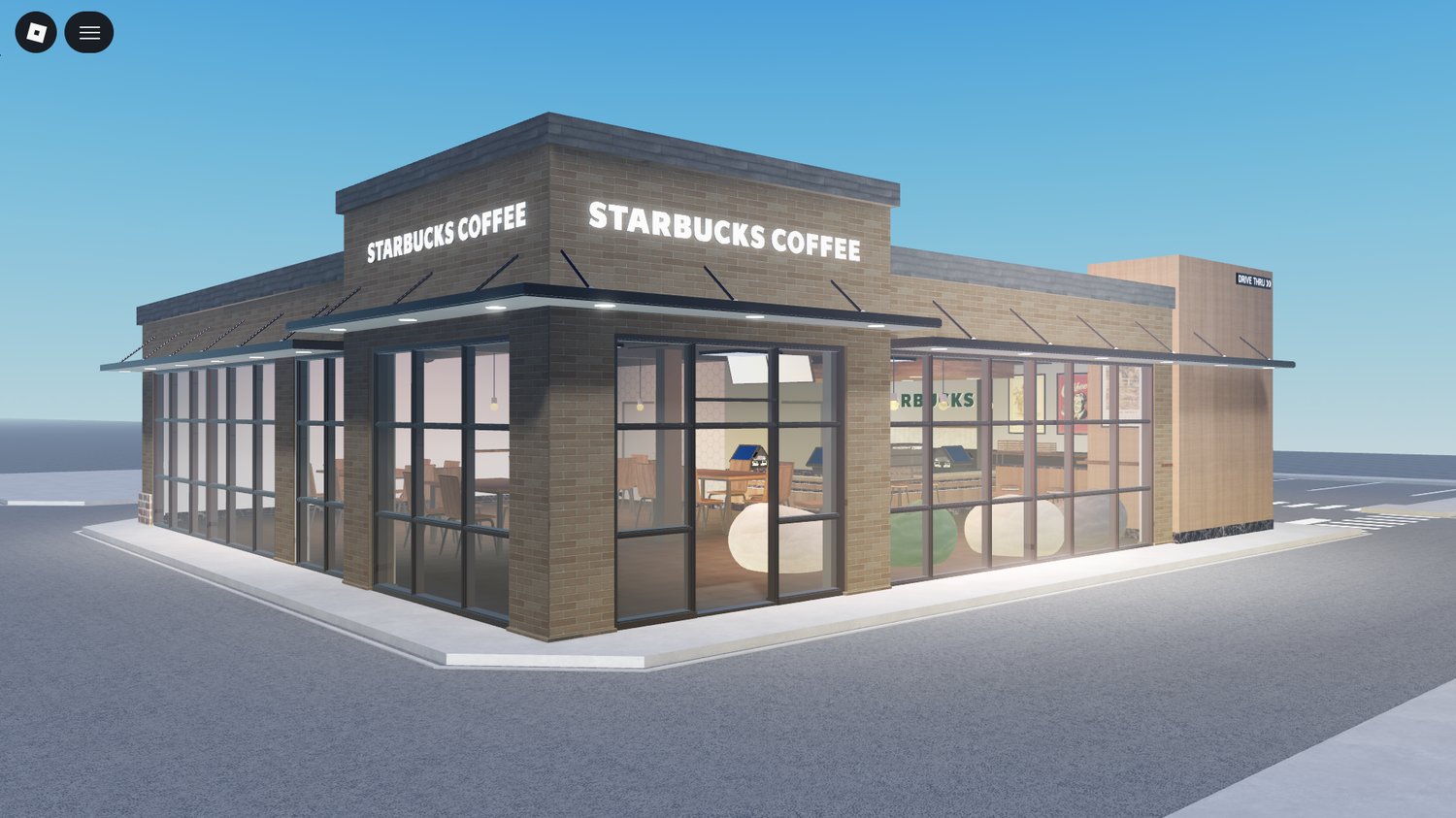 Roblox modern cafe environment