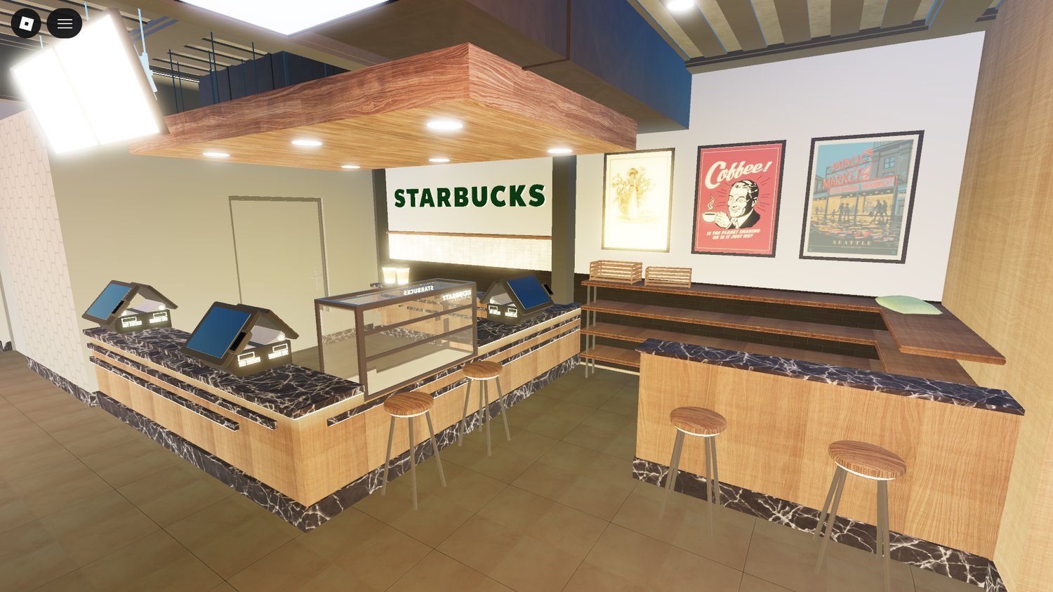 Roblox cafe roleplay building asset