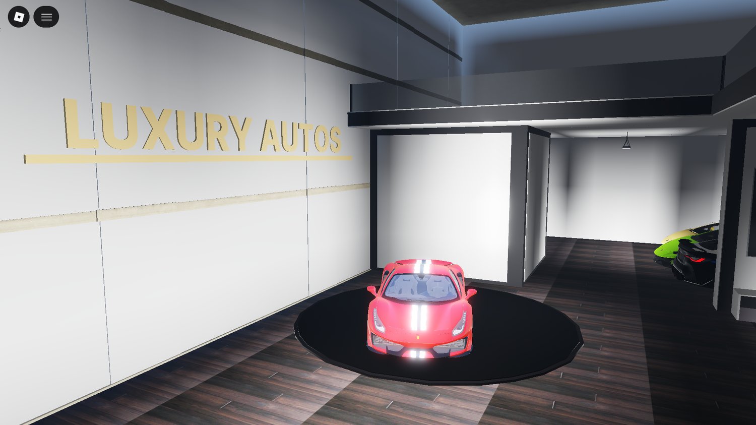 Roblox car customization garage building
