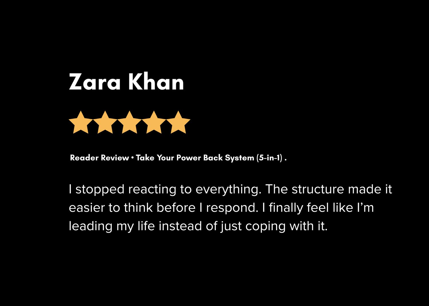 Reader review- take your power back system (5-in-1)