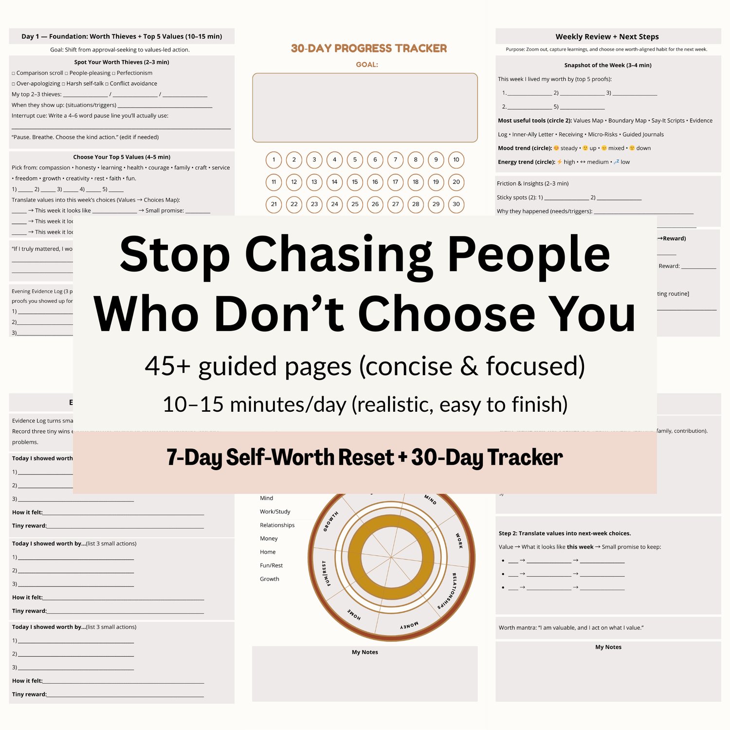Stop chasing people who don't choose you