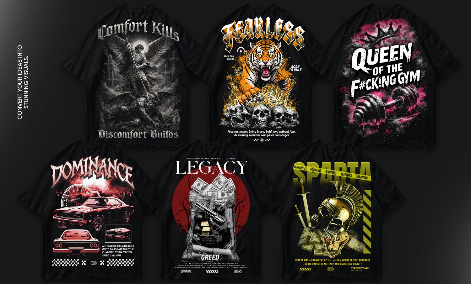 Premium T-Shirt & Merch Design