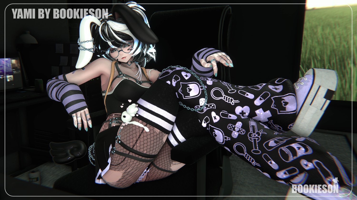 Sample photo of Yami, Bookies VRChat avatar