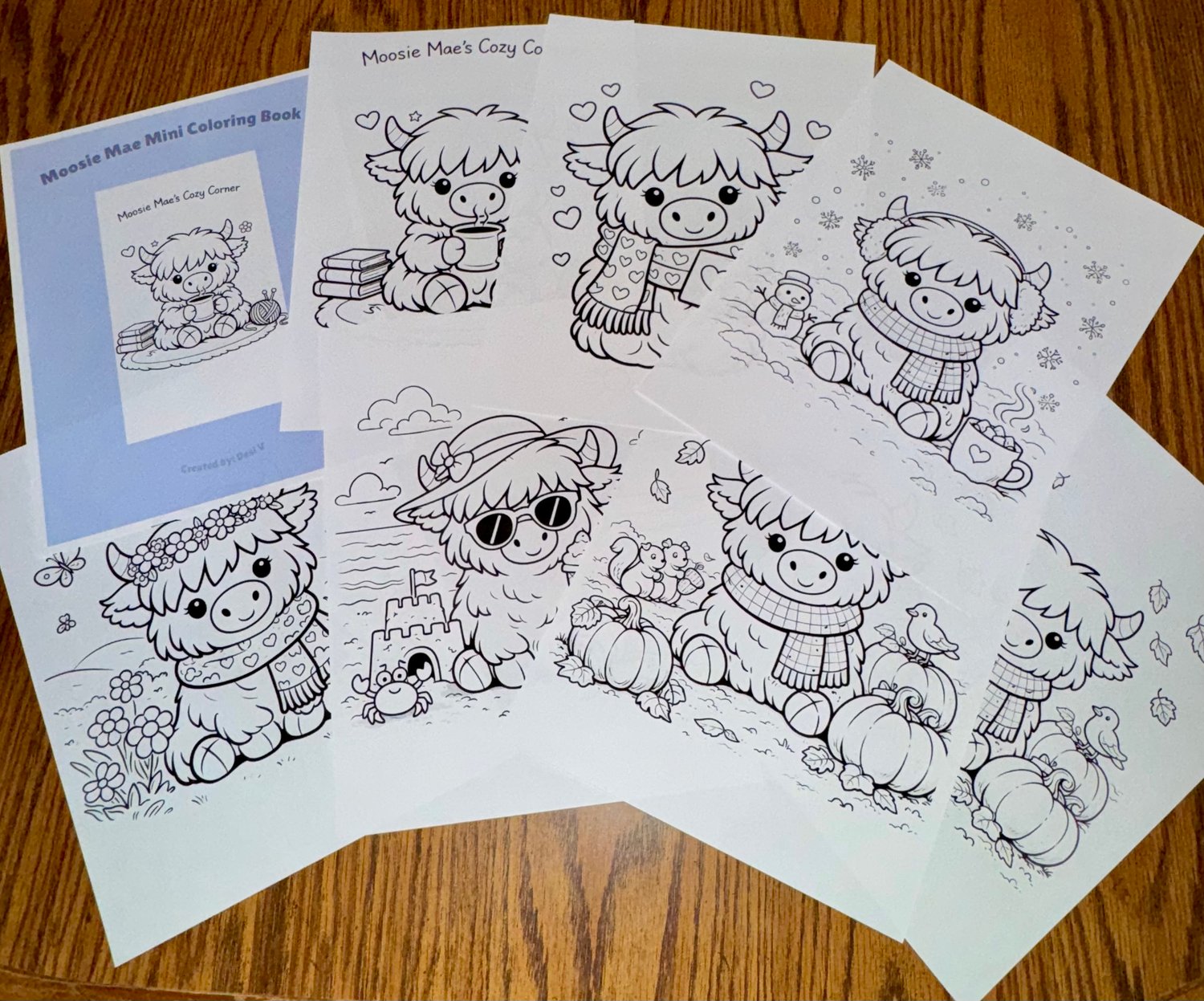 Printable Kids Coloring Bundle – Cozy Animal & Dinosaur Coloring Pages