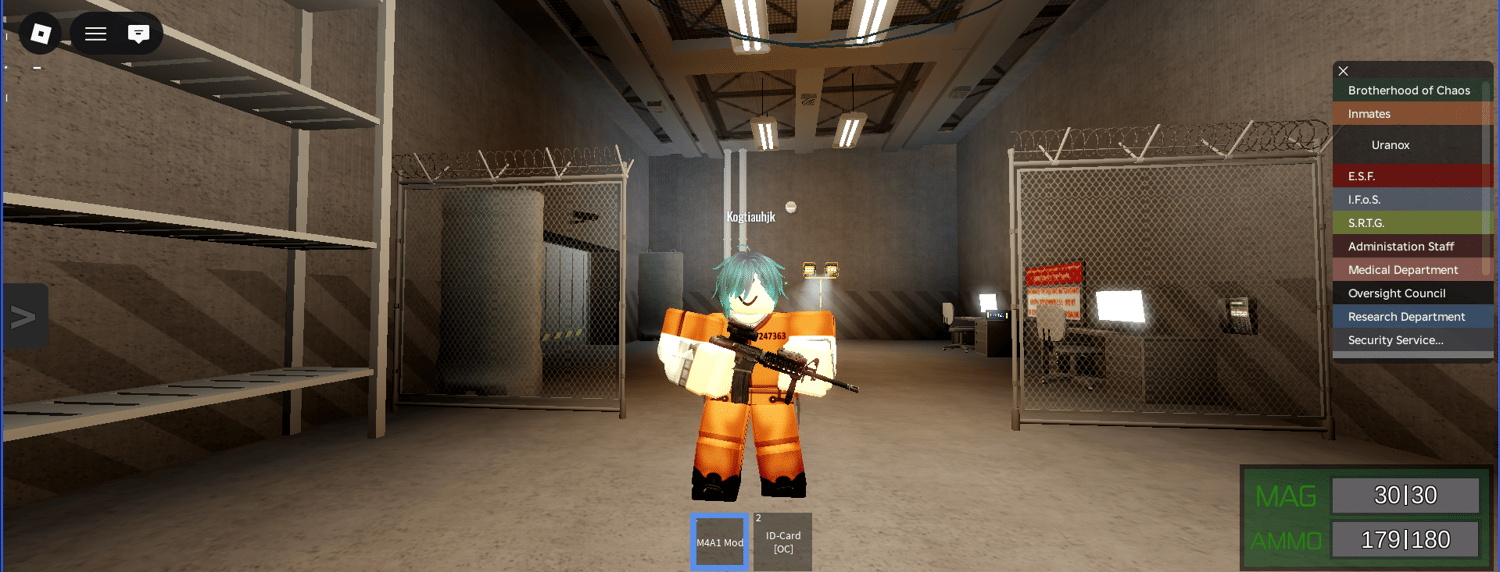 Detailed Roblox SCP style containment laboratory map