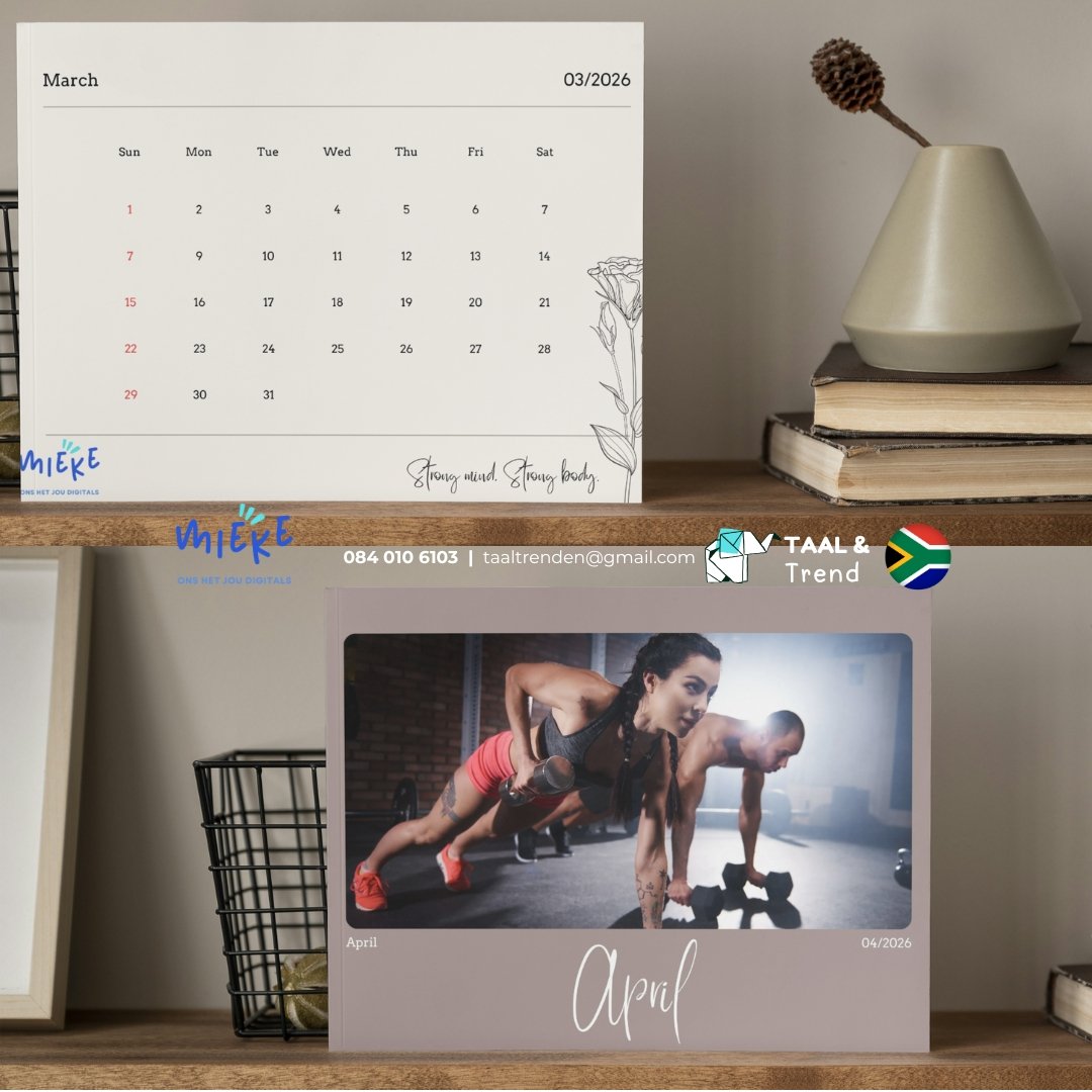 Calendar 2026 - Mieke Taal and Trend