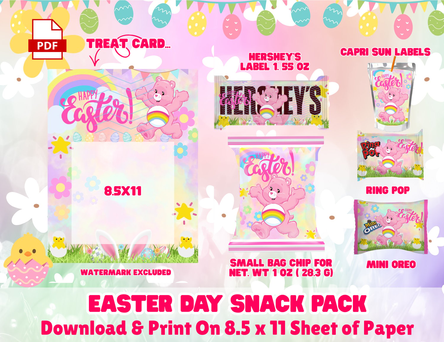 Easter Snack Pack Bear - Payhip