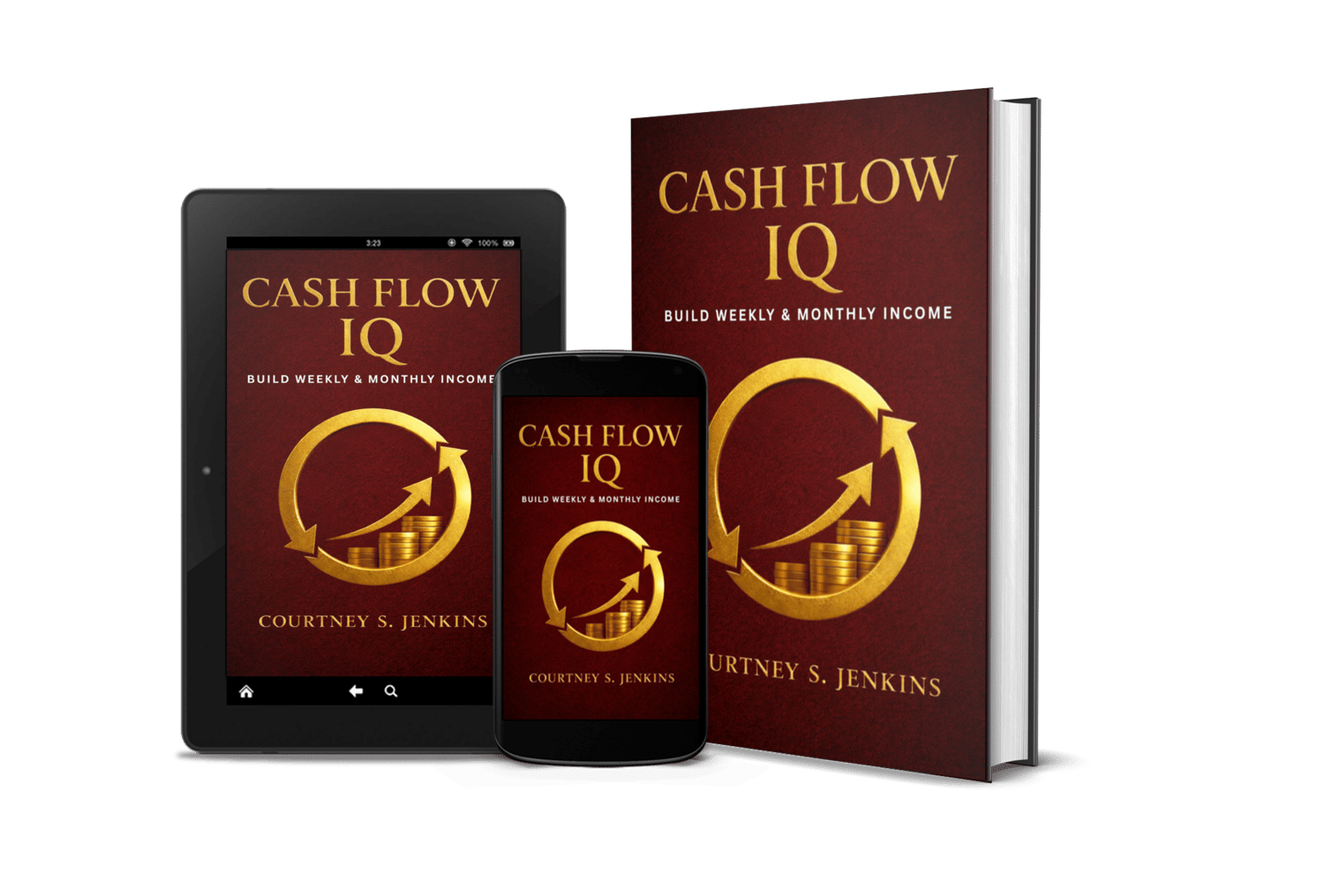 Promotional graphic for Cash Flow IQ: Build Weekly & Monthly Income