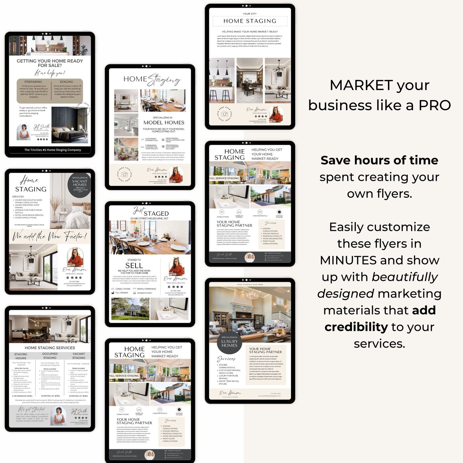 canva home staging templates